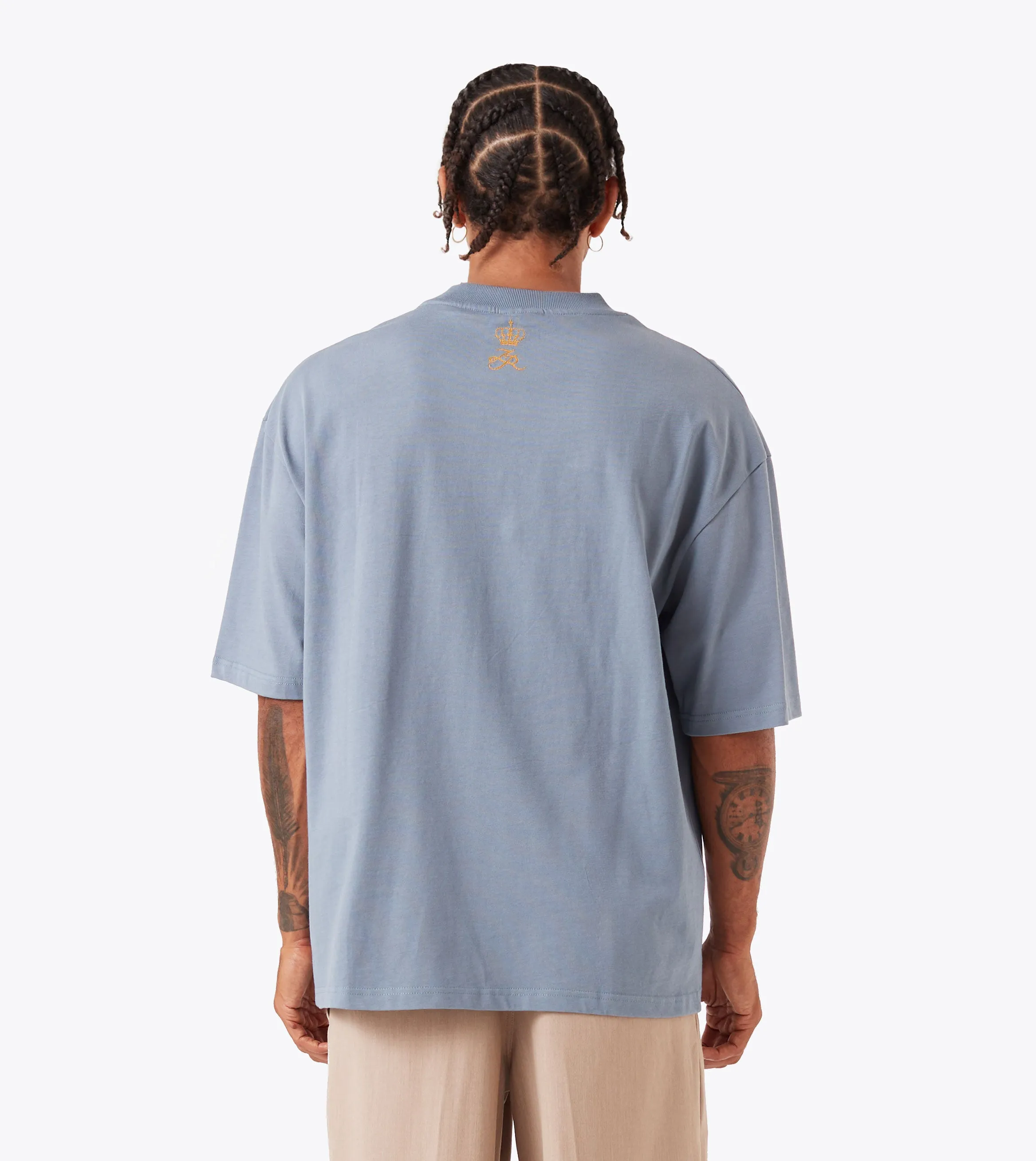 spring fashion Throne Flow Tee Steel