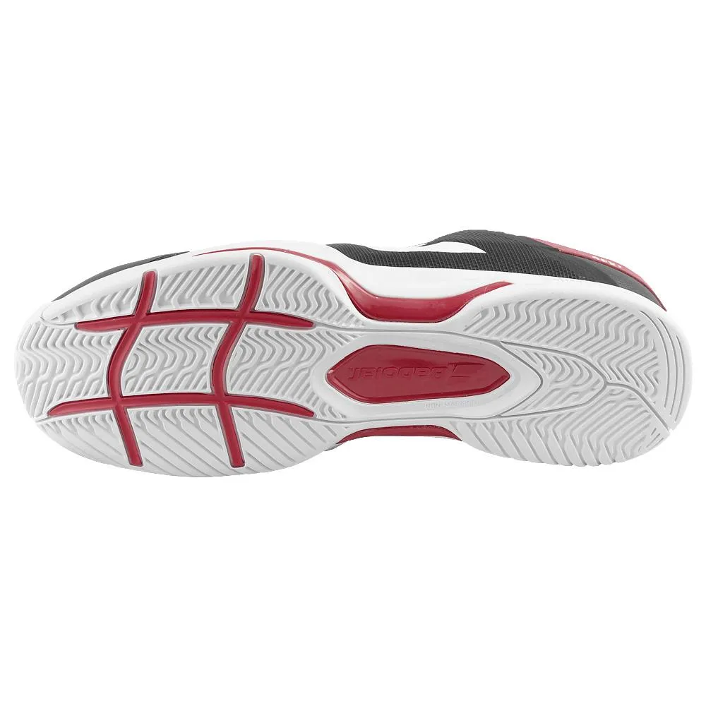 Slip Resistant Babolat Men's SFX 3 - Black/Poppy Red