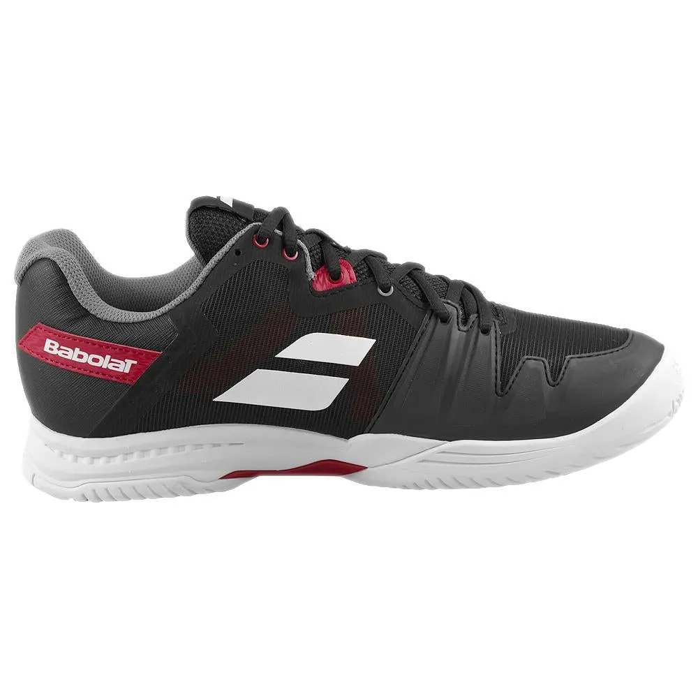 Babolat Men's SFX 3 - Black/Poppy Red Cushioned Insole Good Grip