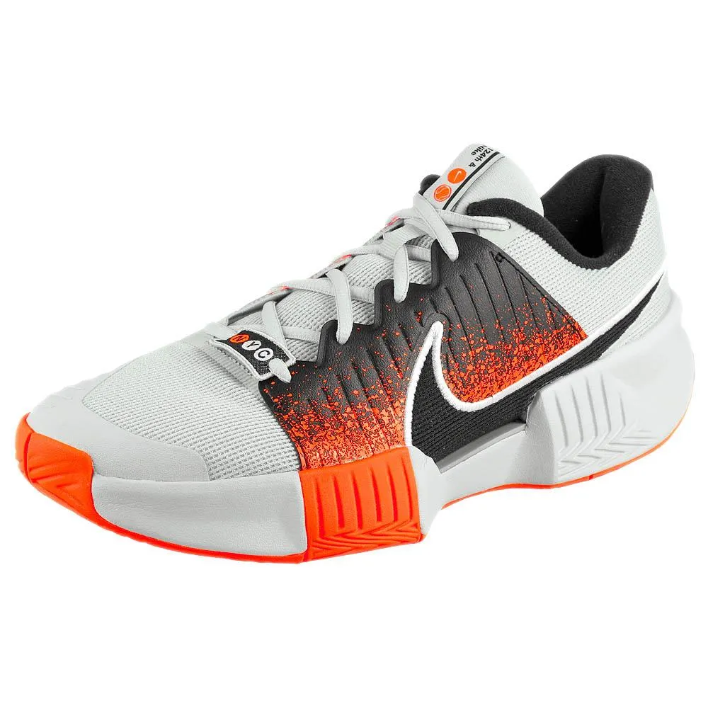 Water   Resistant Nike Men's Air Zoom GP Challenge Pro - Premium - Pure Platinum/Hyper Crimson