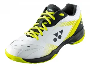 Yonex Power Cushion SHB65X3 Unisex Court Shoes [White/Lime] Grip Enhancement Breath Detail