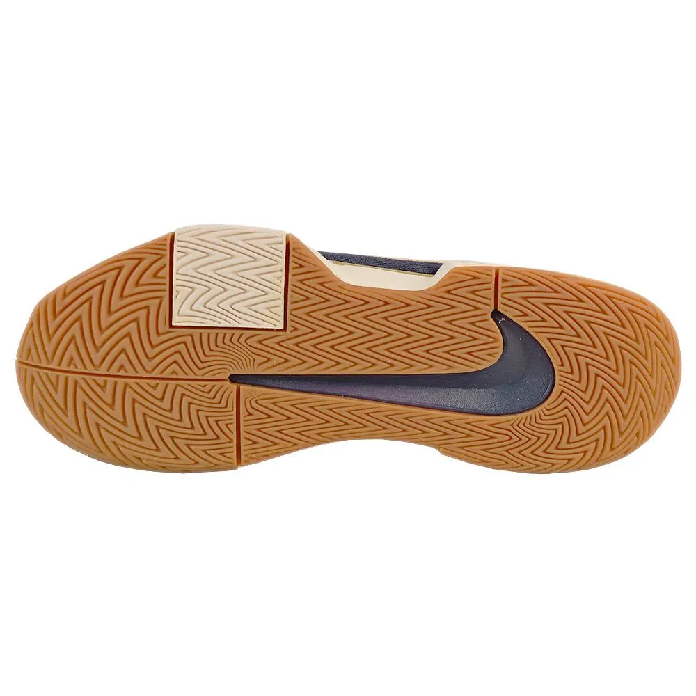 Anti   Slip Feature Nike Men's Air Zoom GP Challenge Pro - Premium - Sand Drift/Thunder Blue