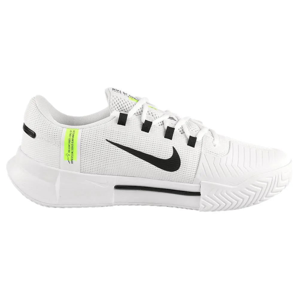 Nike Men's Air Zoom GP Challenge 1 - White/Black Zip   Up Style synthetic leather