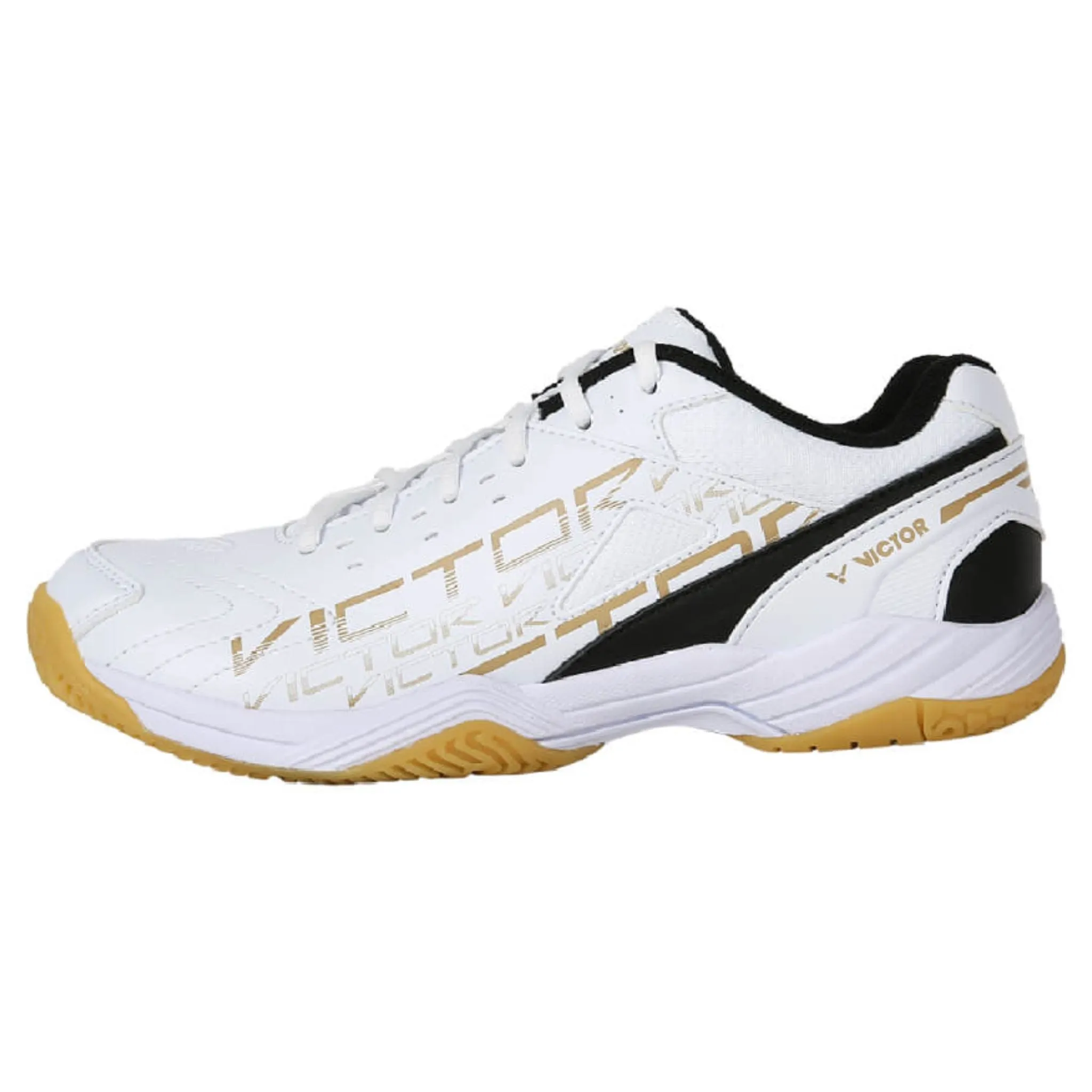 Sculpted wear Victor A170 AC Court Shoes [Bright White/Black]