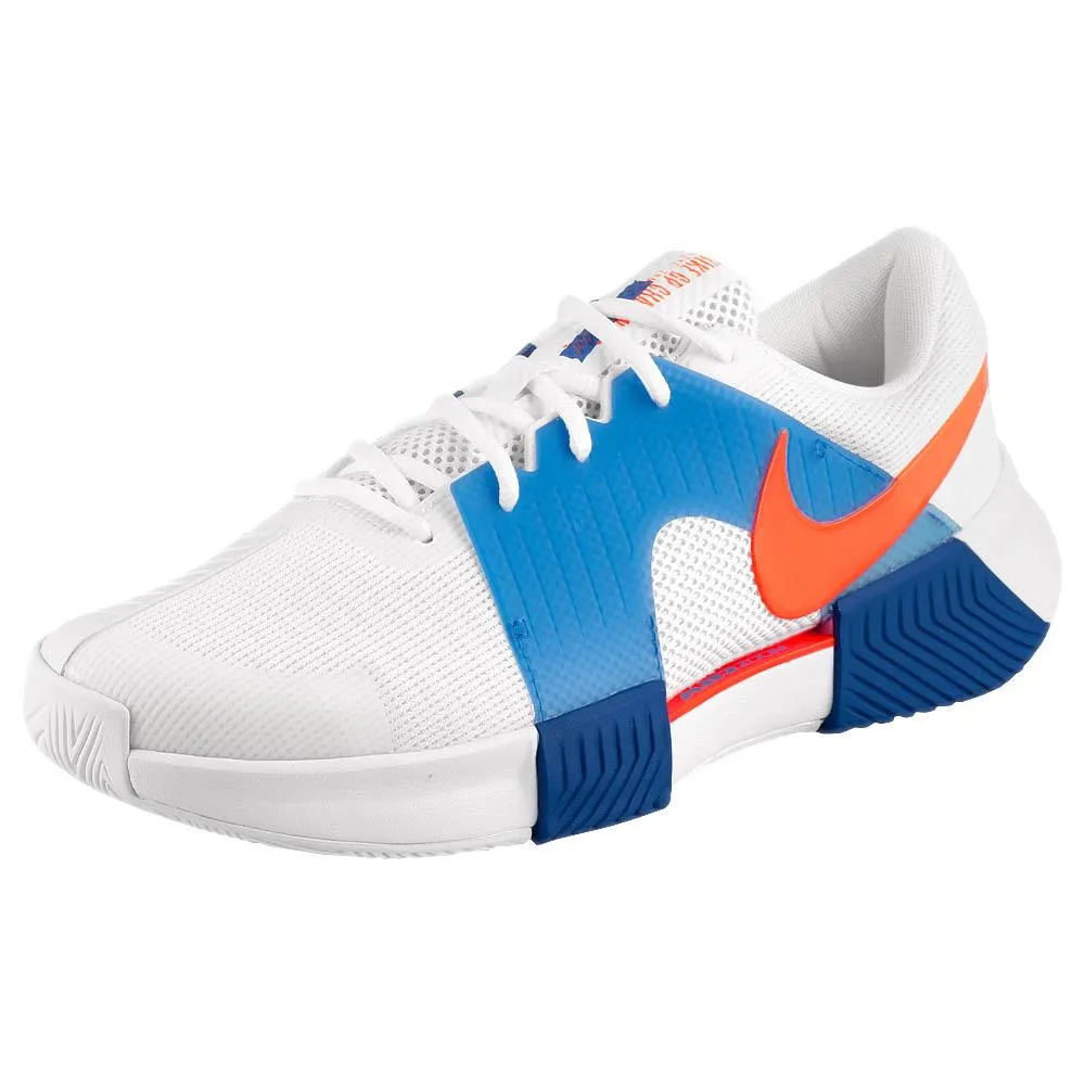 Nike Men's Air Zoom GP Challenge 1 - White/Royal Pulse Secure Closure Padded collar