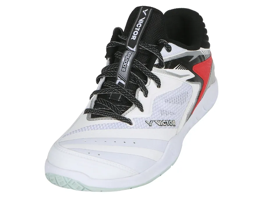 Victor P9200III Badminton Shoes [Pearly White/Black] Step Core Turn One