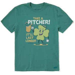 Versatile and Stylish Men's Take a Pitcher Short Sleeve Crusher Tee
