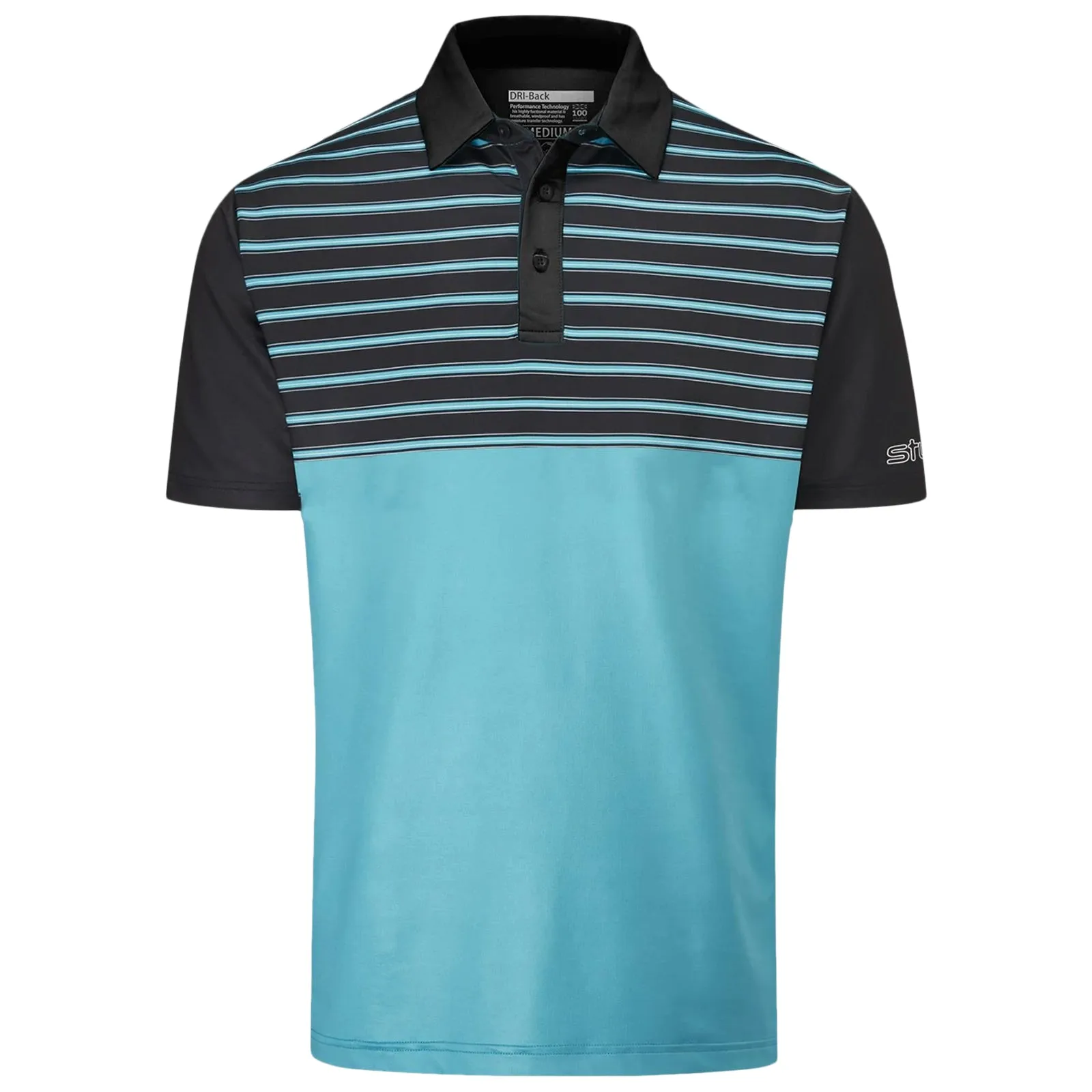 Modern Cut Stuburt Mens Princeville Polo Shirt