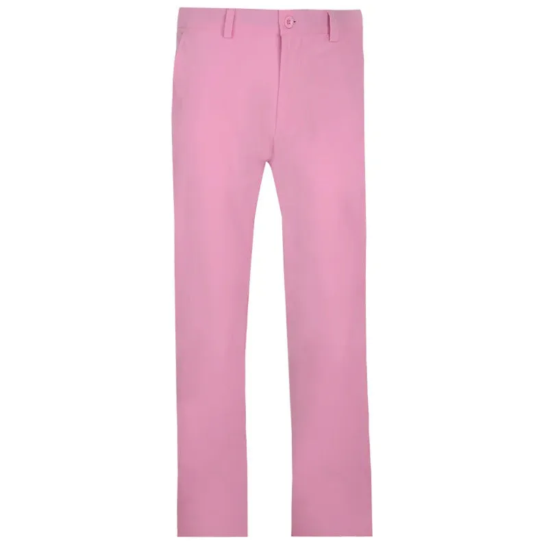 Tattoo Golf: Men's OB Performance Golf Pants - Pink Easy Breezy