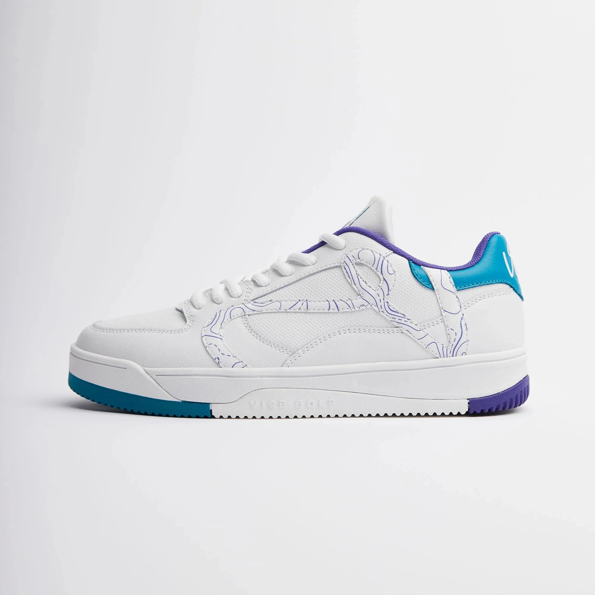 Padded Tongue Support Tech Vice Verve Petrol/ Purple