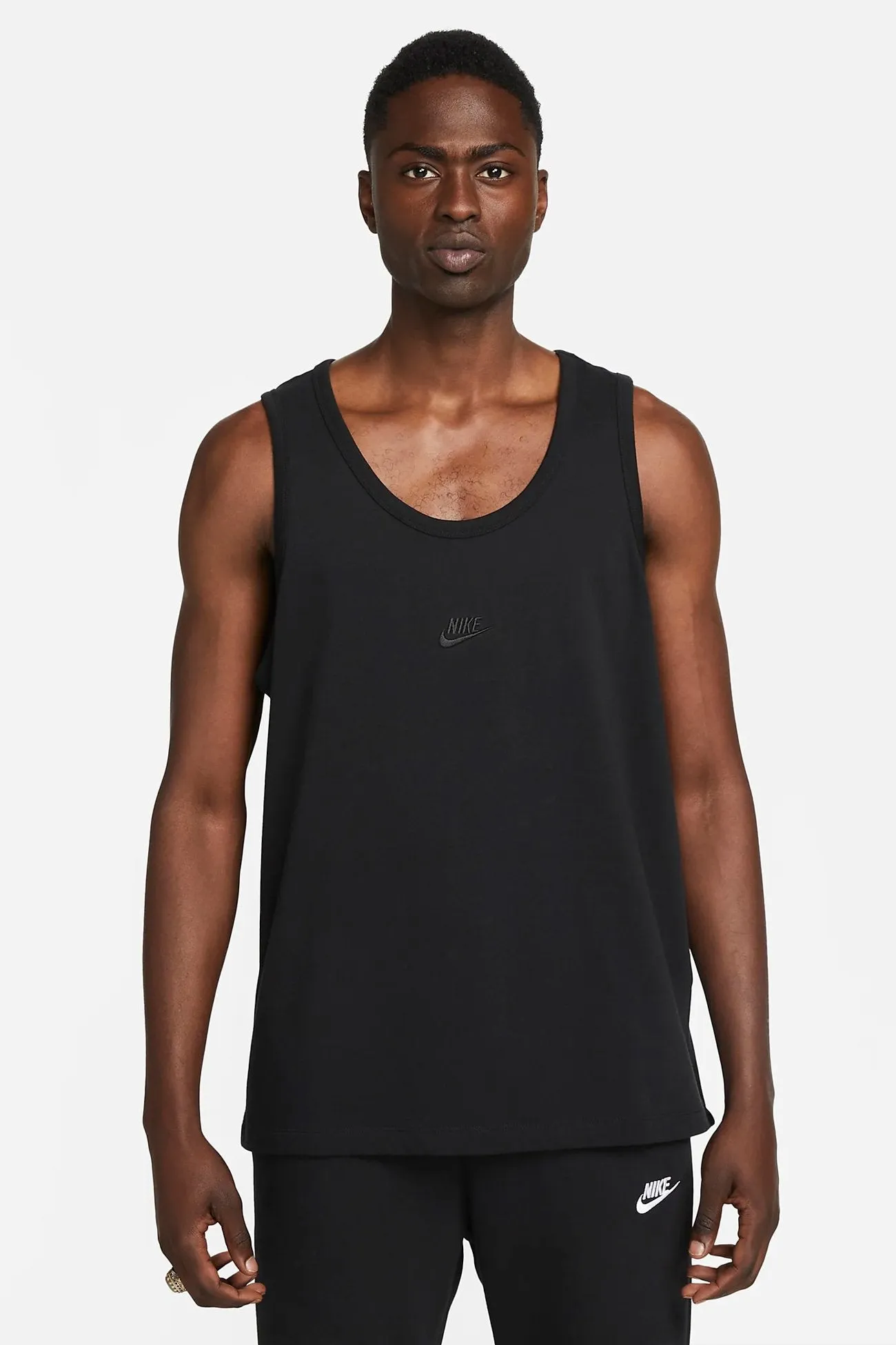 Wind Ease StretchableFabric Nike Sportswear Premium Essentials Tank Top Black