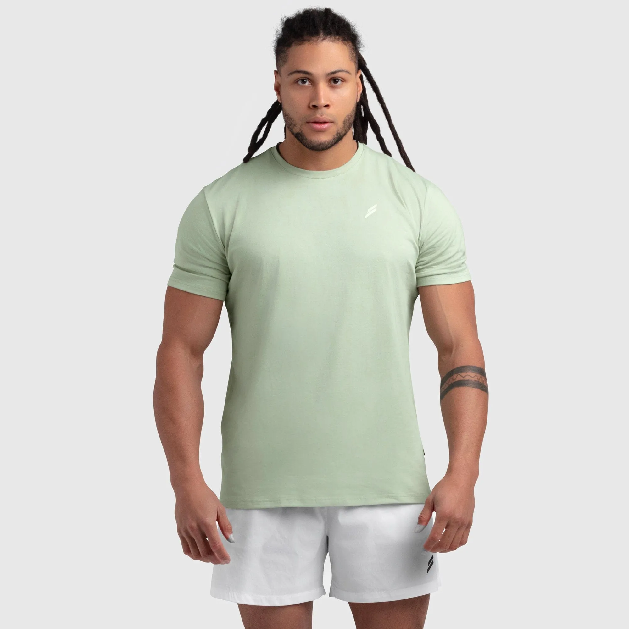 Essential Regular Fit Tee - Sage Green Breathable Fit