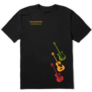 Men's Portfolio Guitars Short Sleeve Tee Chic Smart Feminine Appeal