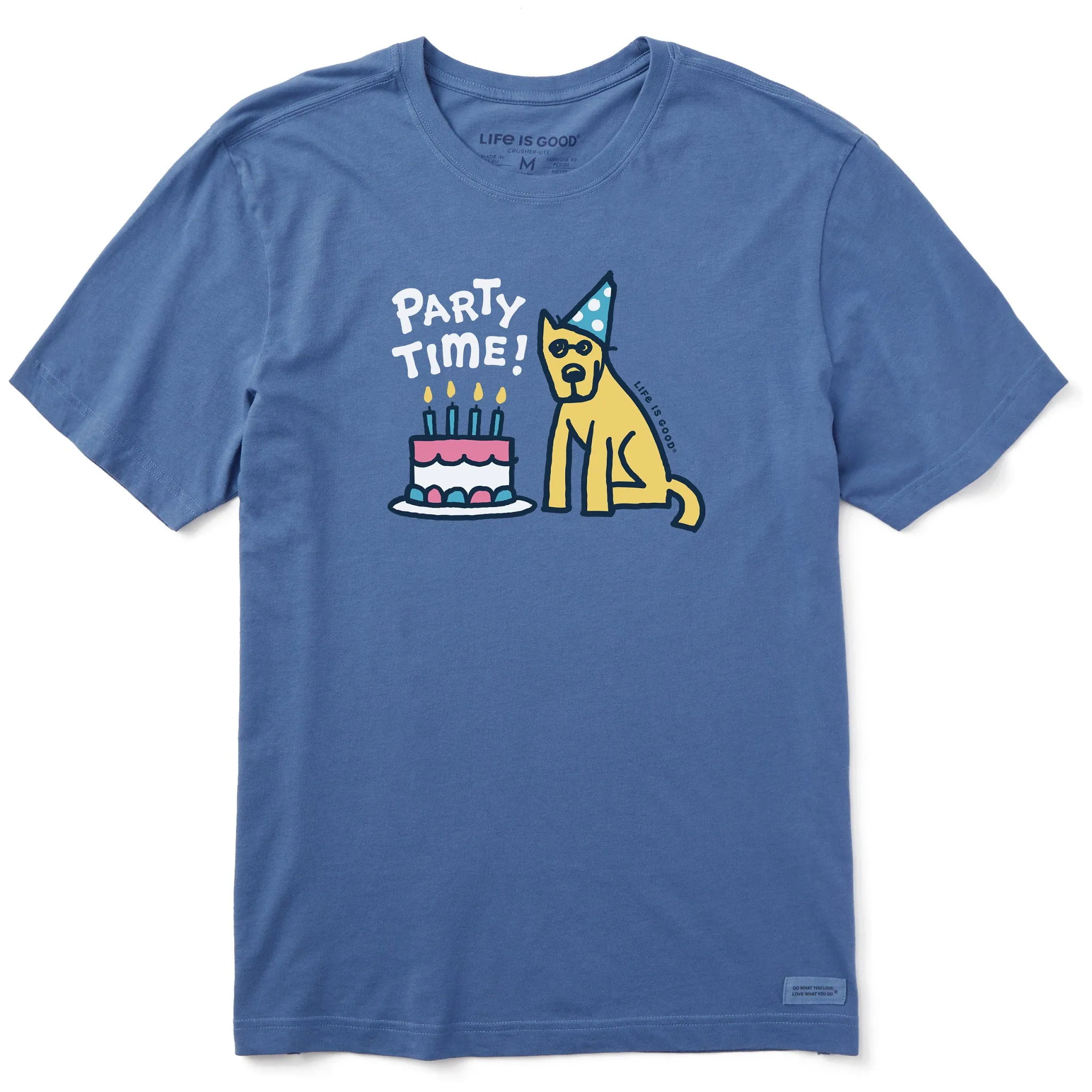 Men's Rocket Party Time Short Sleeve Crusher Tee Stylish and Comfortable Easy Wear Style