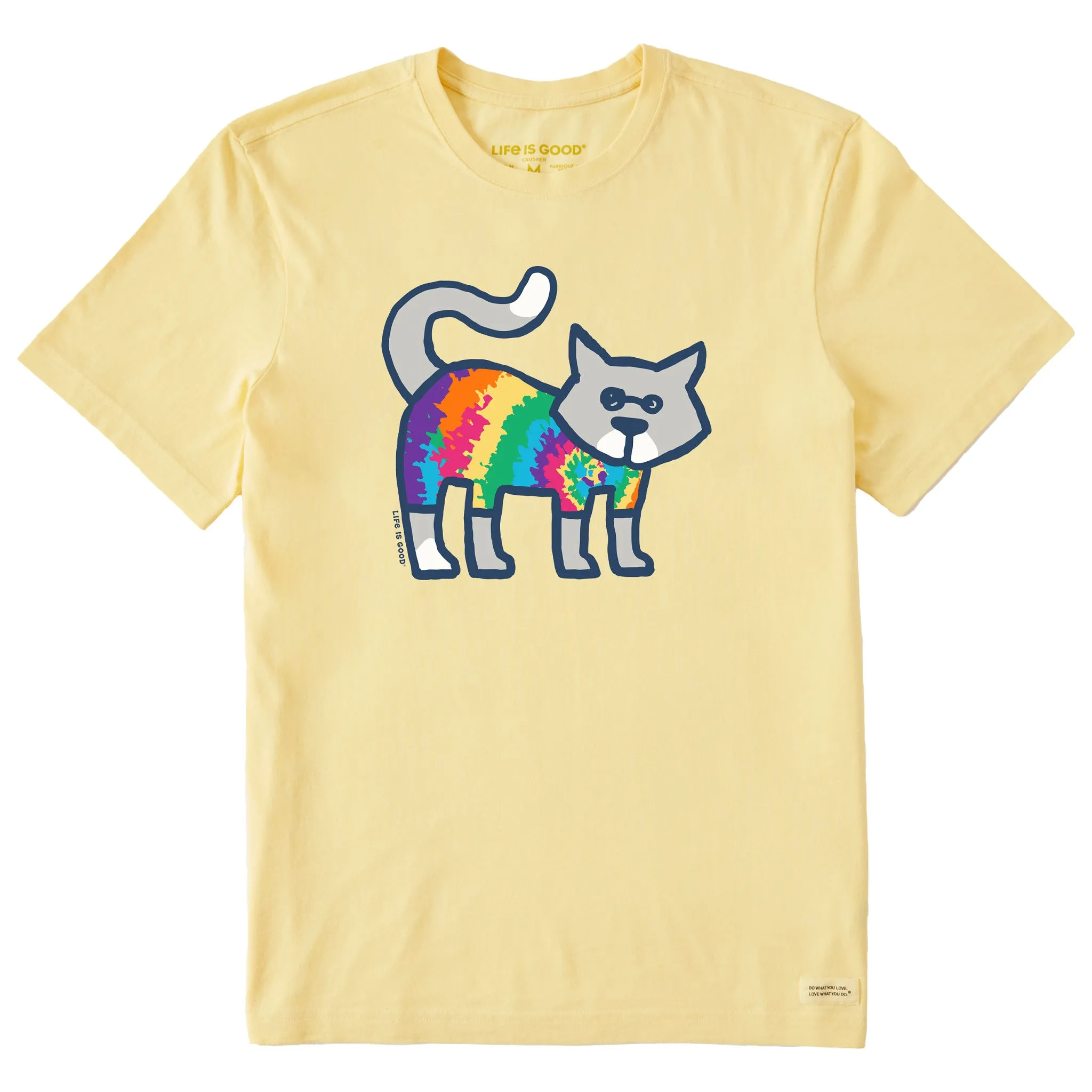 Sporty Look UltraSoftBrushedInterior Men's Tye Dye Al Short Sleeve Crusher Tee