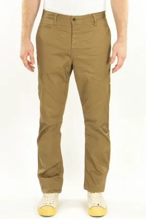 Relaxed Comfort Wear Tough Flex Coal Miner Dark Khaki 9 oz Japanese stretch sateen twill