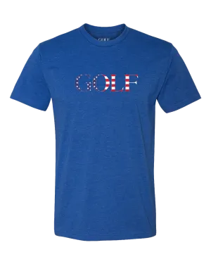 Team USA GOLF T-Shirt Placket Reinforcement Premium Quality