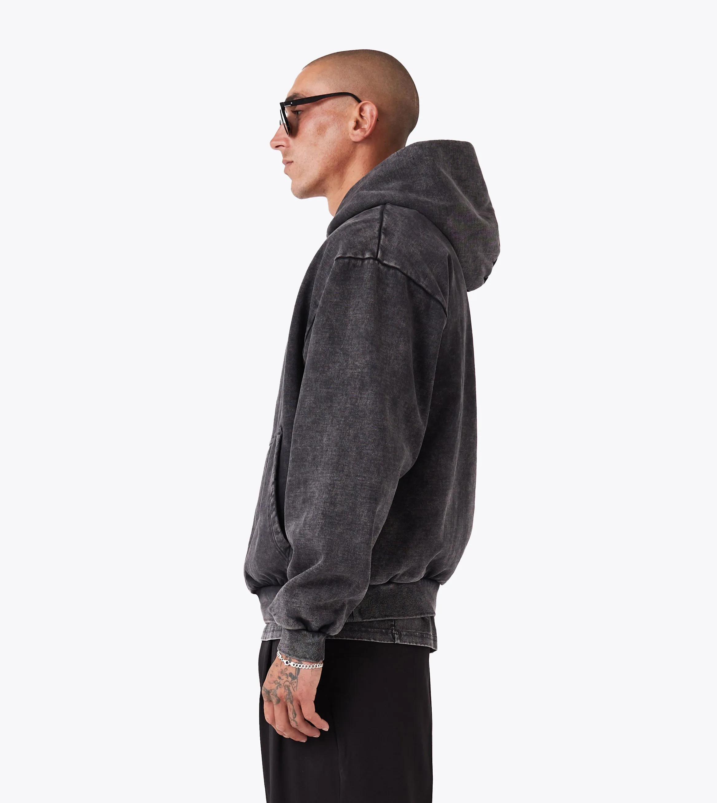 Box Hood GD Ash Grey Cozy Fleece