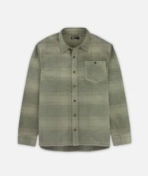 Effortless Comfort Wear Shoals Corduroy Shirt - Brown