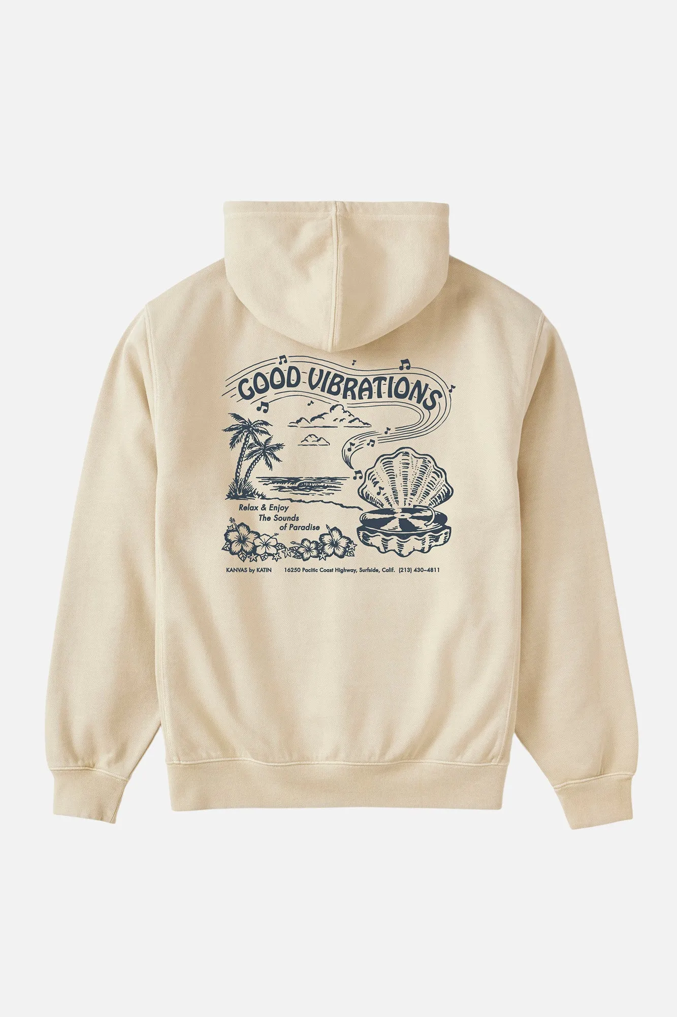 Solid Color VIBRATIONS ZIP HOODIE