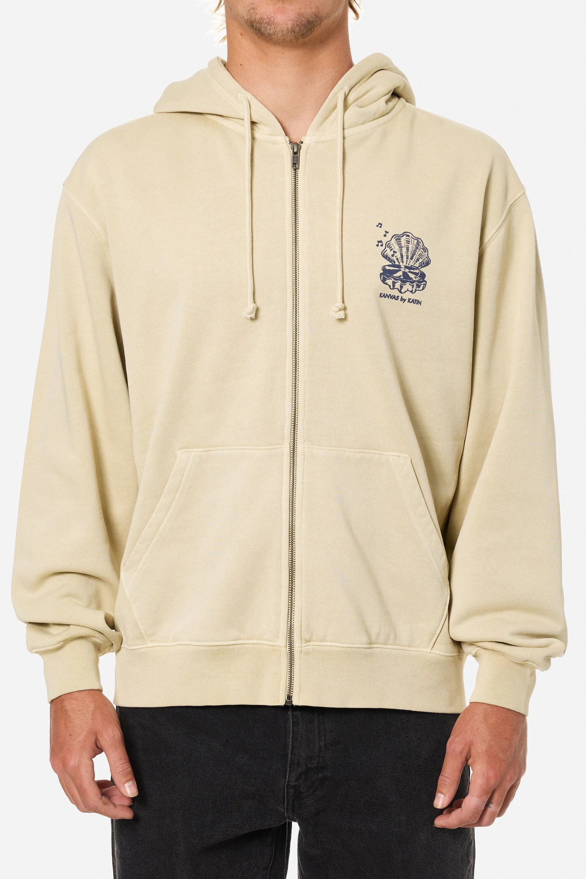 Active Comfort Simple Hoodie VIBRATIONS ZIP HOODIE