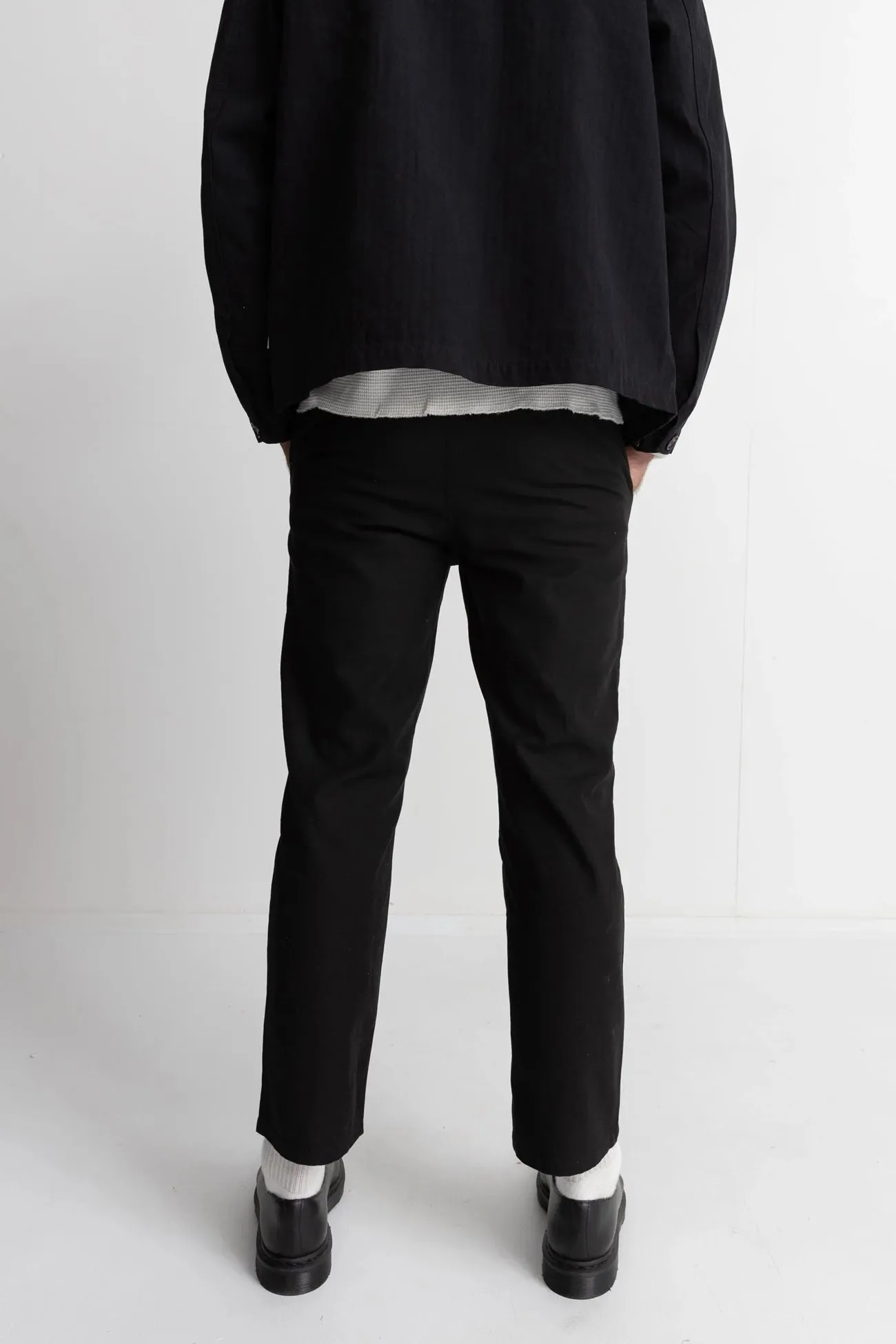 Comfortable Design Classic Fatigue Pant Vintage Black