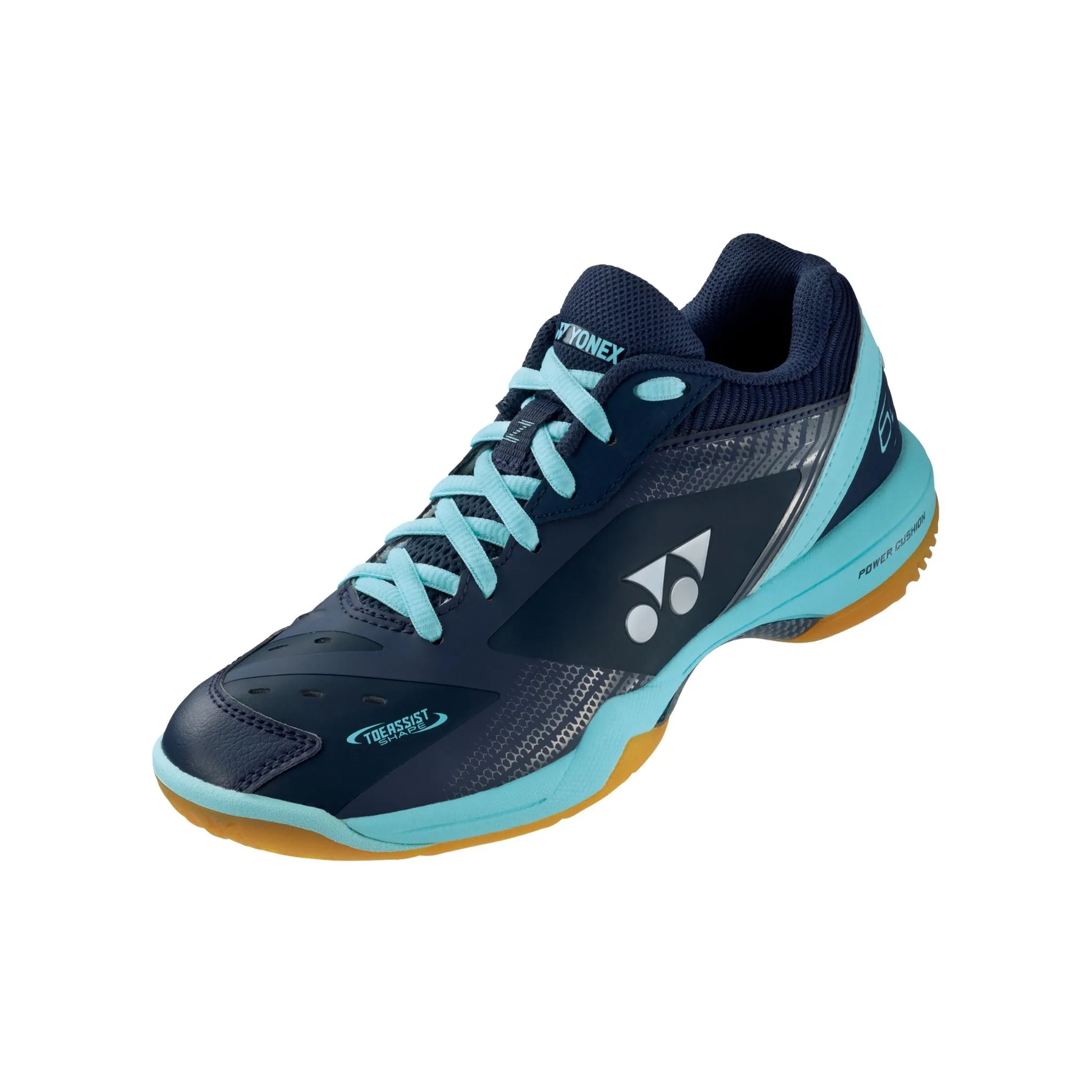 Yonex Power Cushion SHB65Z3 Women's Court Shoes [Navy/Sax] Enhanced Fit Orthopedic Footbed