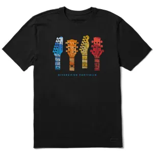 Men's Guitars DP Tie Dye Short Sleeve Tee Simple Yet Elegant