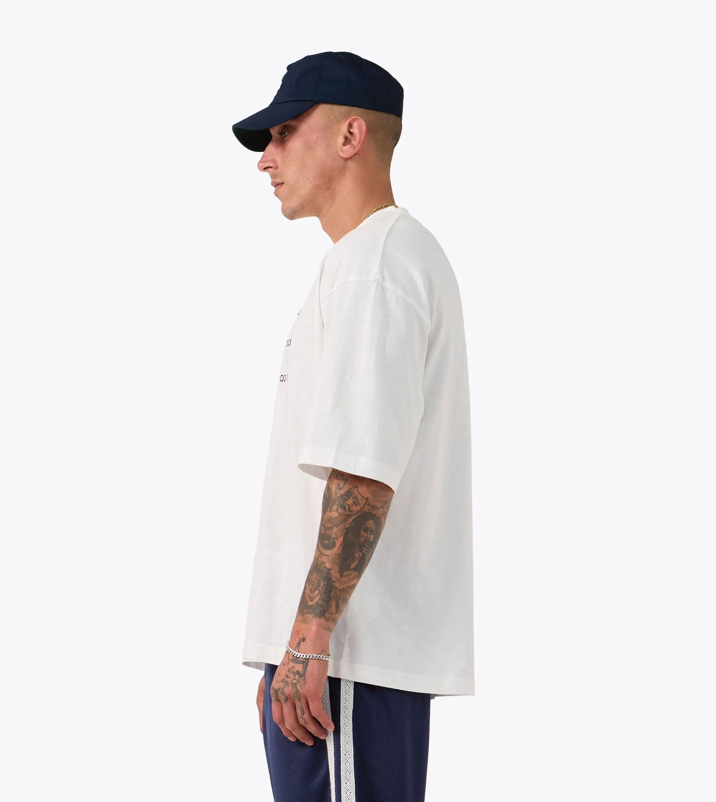 Sleek Fit TemperatureRegulating ZDH Slub Flow Tee Vintage White