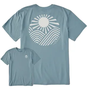 Men's Sun and Hills Short Sleeve Crusher Tee Effortless Vibe