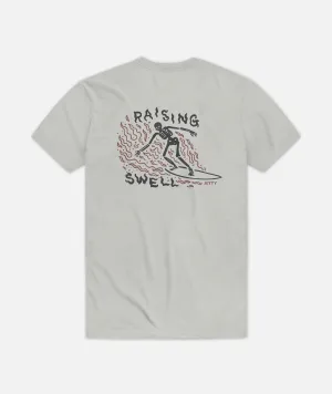 UV resistant Raising Swell Tee - Heather Grey