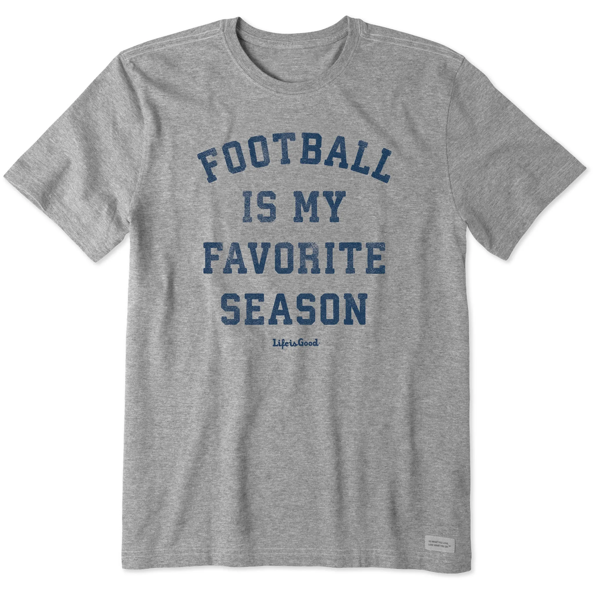 Valentine's Day Relax Fit Design Men's Football is My Favorite Season Short Sleeve Tee