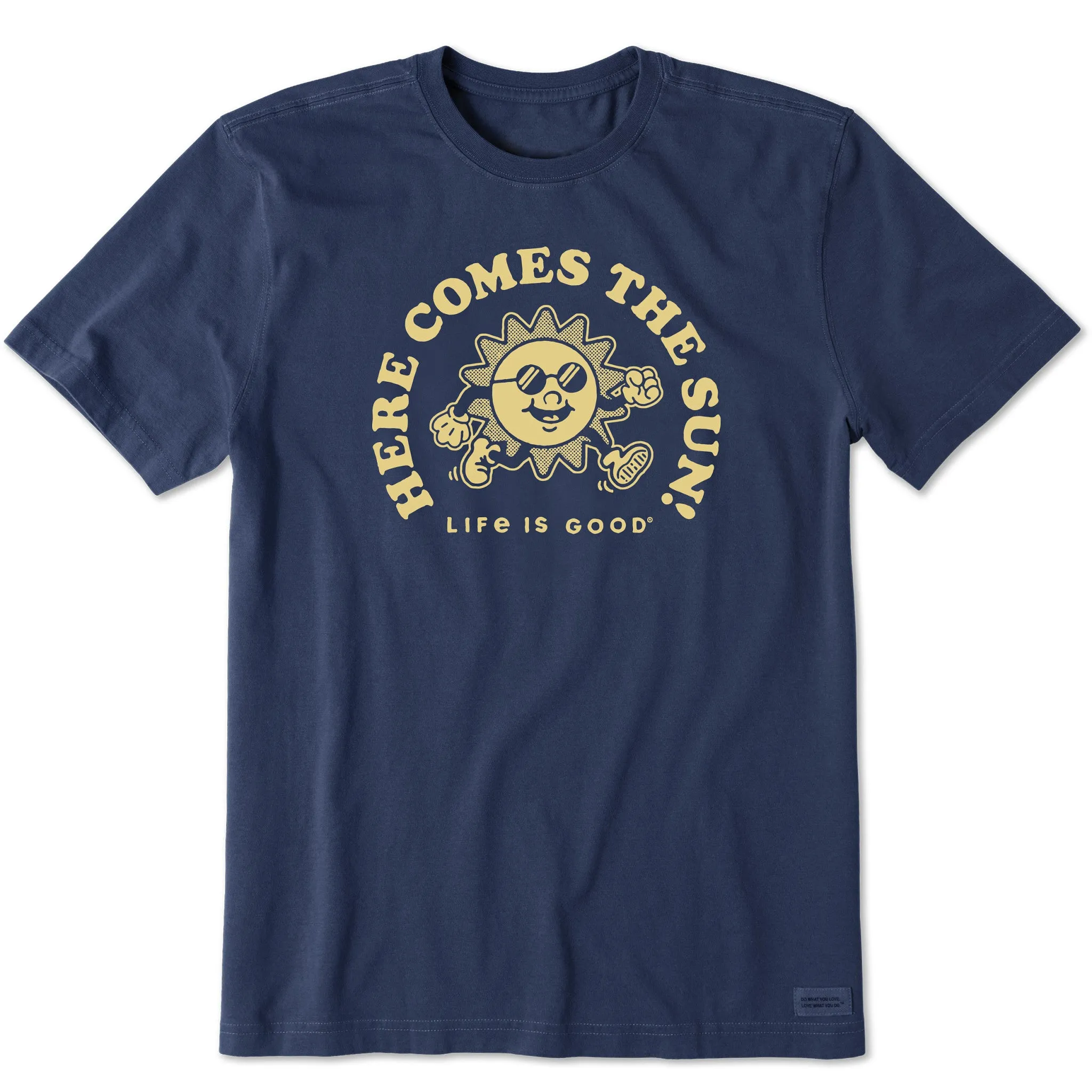 Men's Here Comes the Sun Mascot Short Sleeve Tee Fit Flex