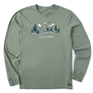 Men's Winter Hike Vista Long Sleeve Crusher Tee All-Purpose Wear Premium Comfort