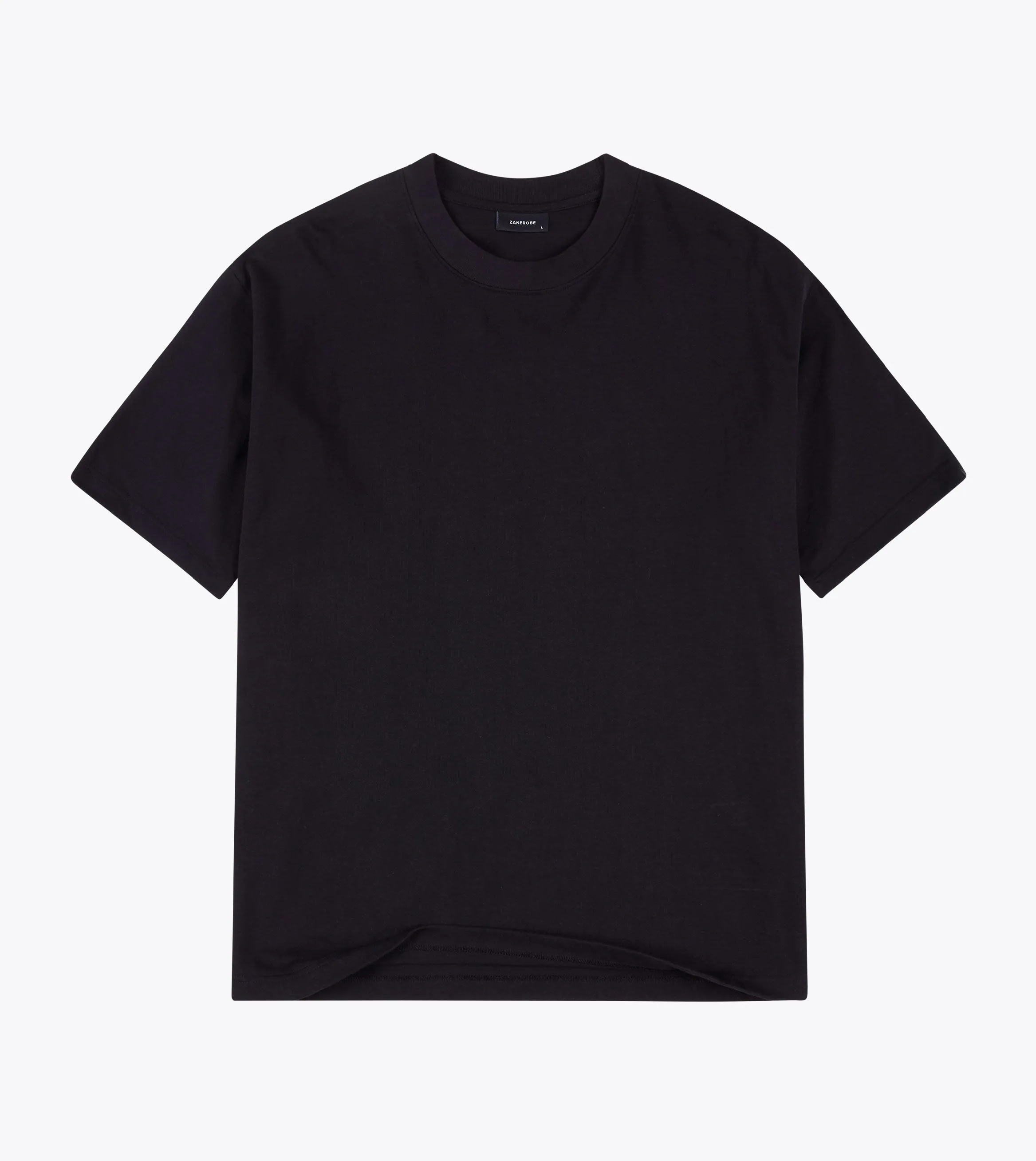 Elderly clothing Relaxed and Easy Box Tee Black