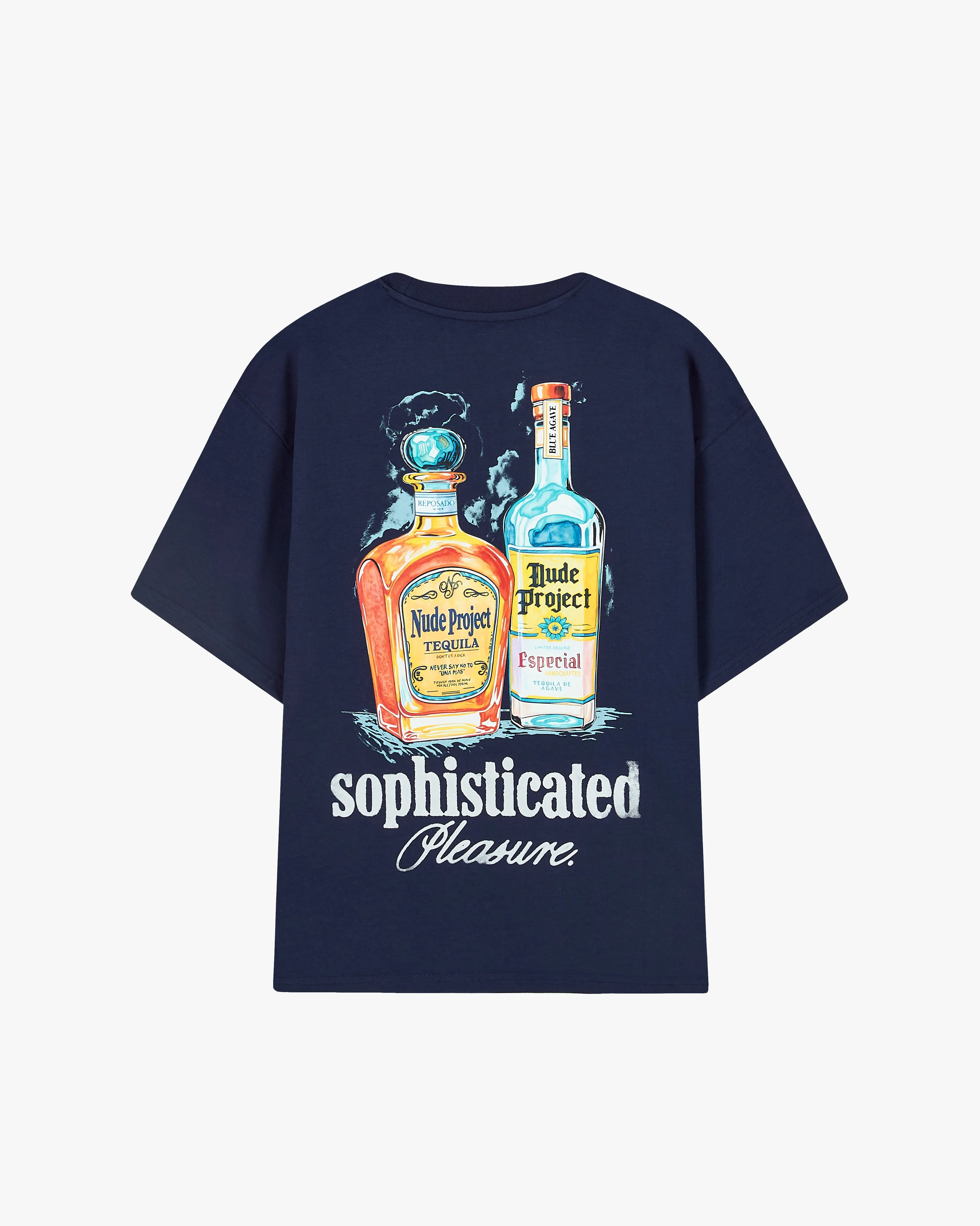 Pleasures Tee Navy Casual Comfort Design LowImpactDye
