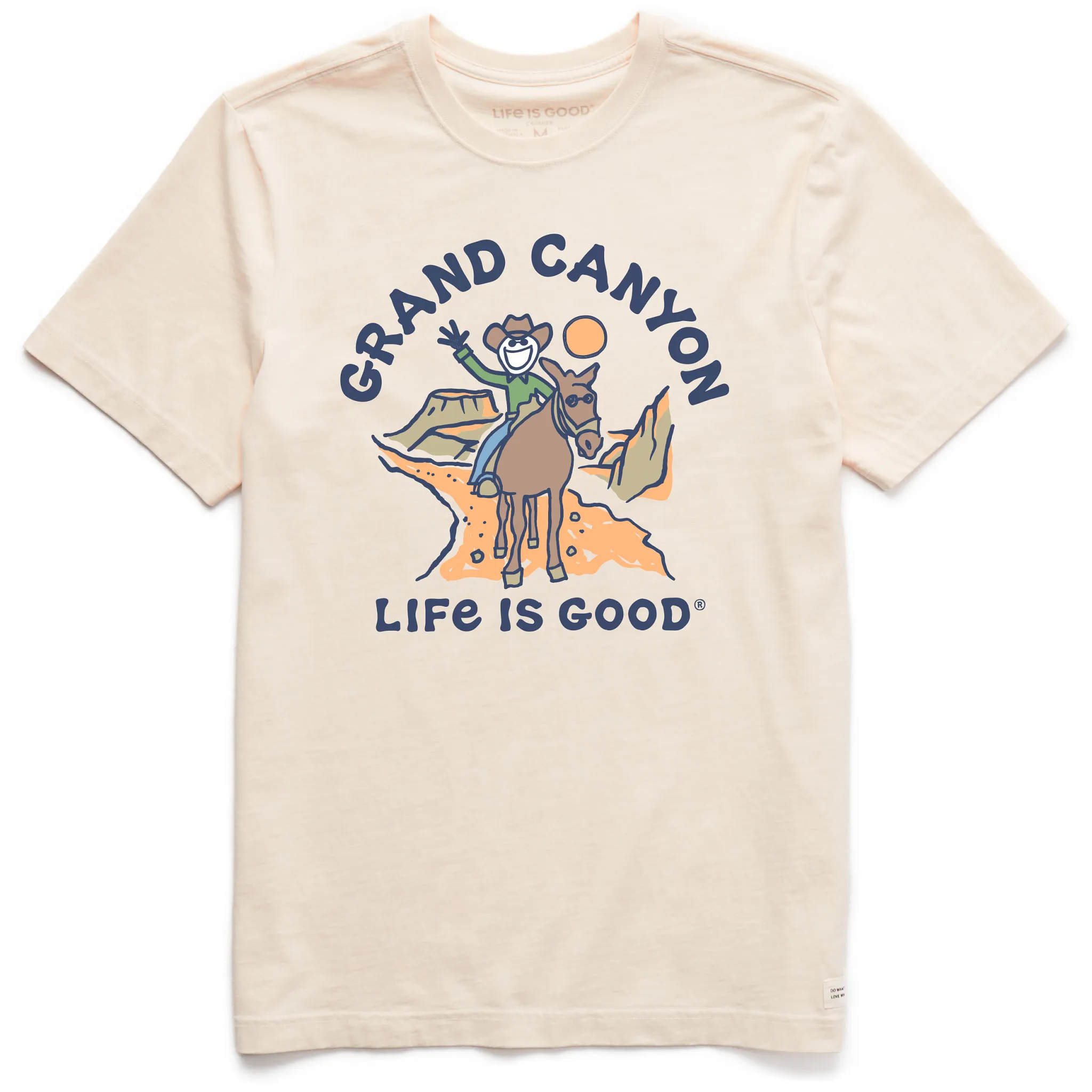 Men's Grand Canyon Jake Mule Ride Short Sleeve Crusher Tee Unisex style