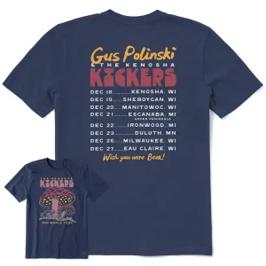 Men's Gus Polinski and the Kenosha Kickers Short Sleeve Crusher Tee NonIrritatingTags