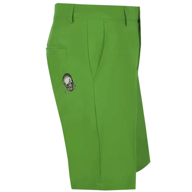 Tattoo Golf: Men's OB ProCool Performance Golf Shorts - Green Preppy look