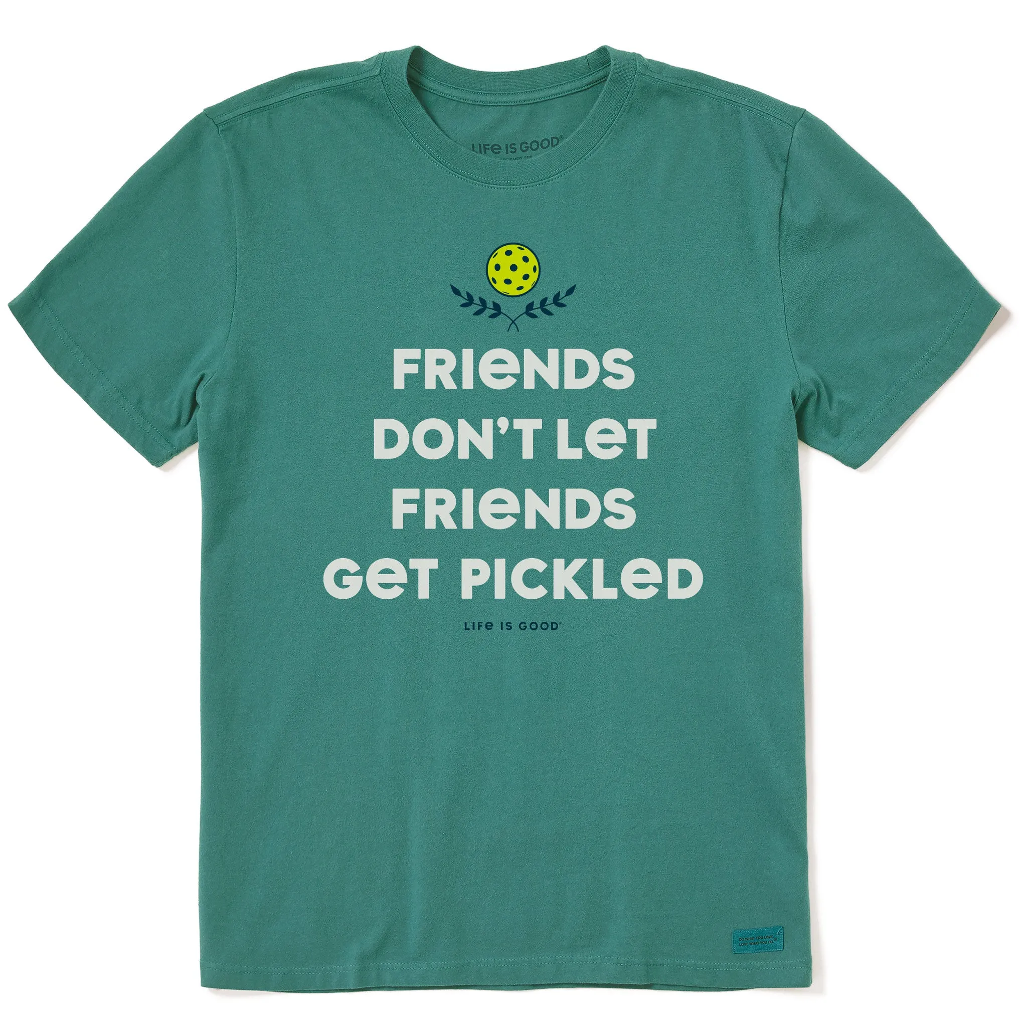 Men's Wordsmith Pickleball Pickled Short Sleeve Crusher Tee Holiday Outfit Style