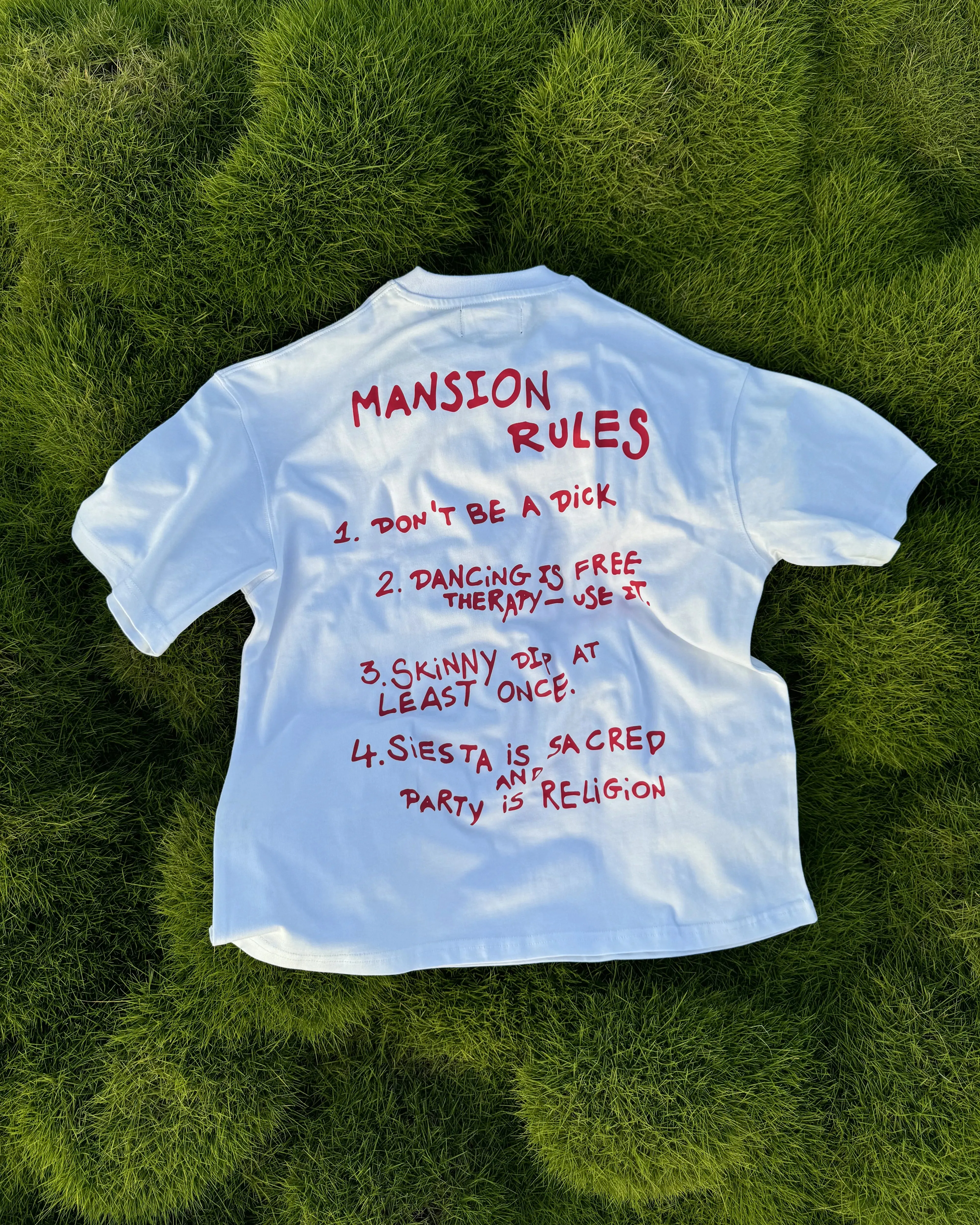 House Rules Tee Moisture Control Fabric RecycledBlend