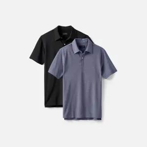 LongLastingColor Men's 2 Pack // Polos