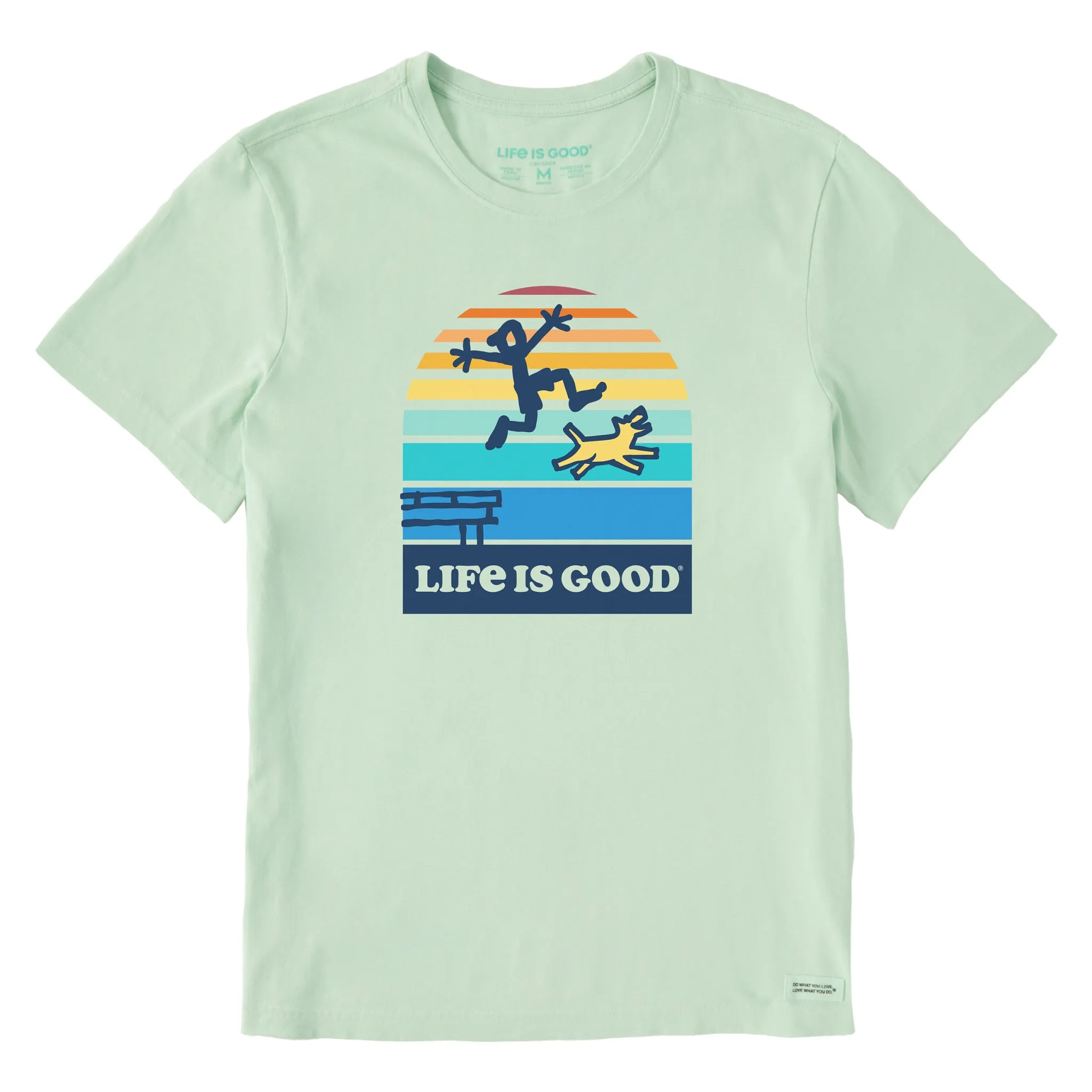 MultipurposeUse Men's Stripey Dock Jump Short Sleeve Crusher-LITE Tee