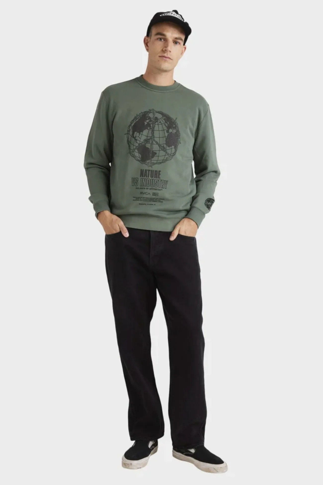 product business casual suitability Global RVCA Crew Jade