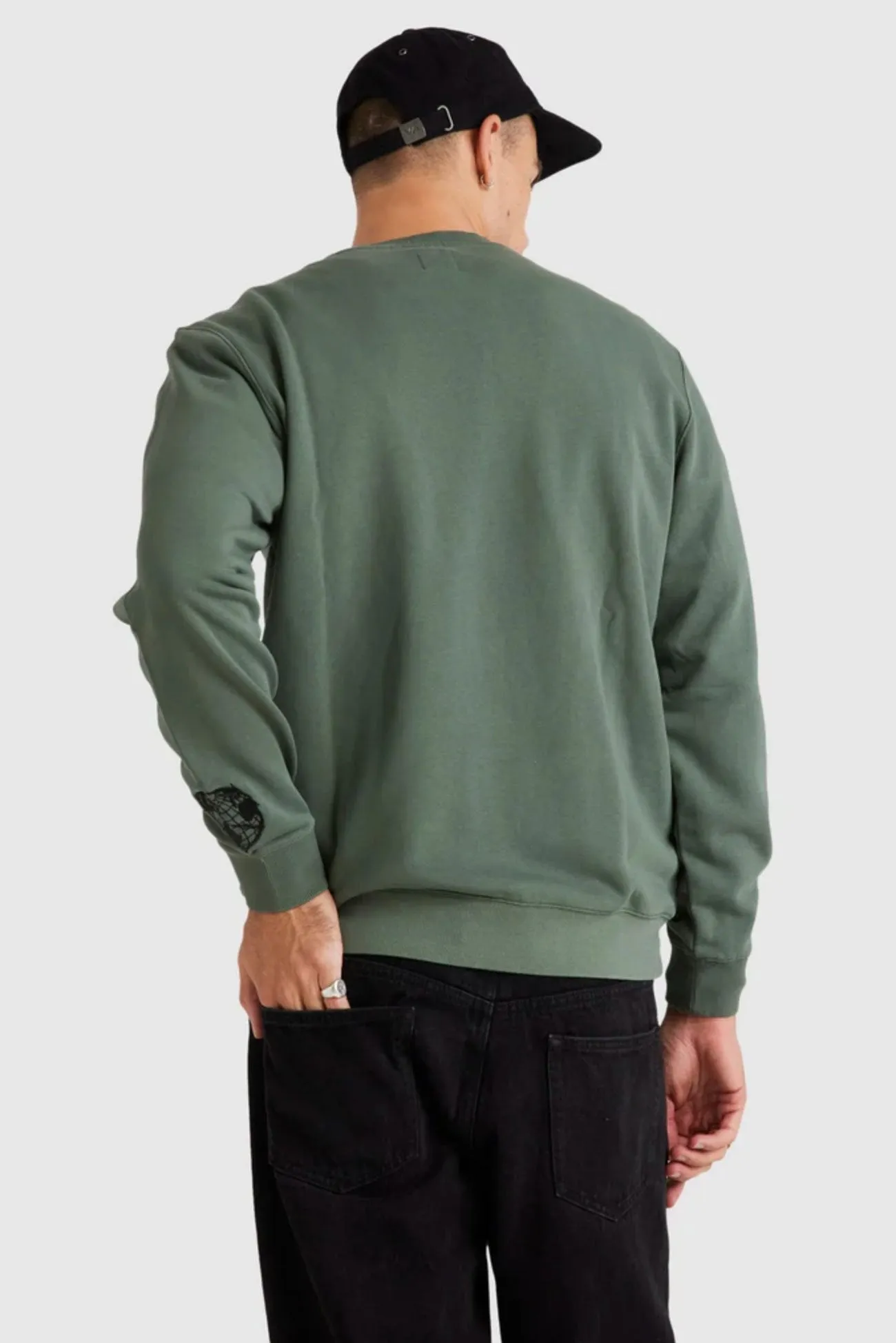 Global RVCA Crew Jade Sports Wear Odor Resistant