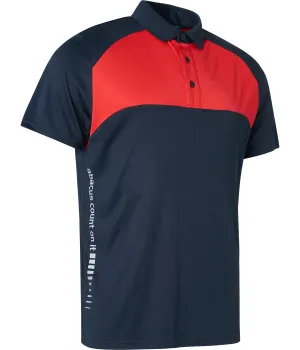 Abacus Sports Wear: Men's Navy Pennard High-Performance Golf Polo (Size Large) SALE Layering Piece Premium Top