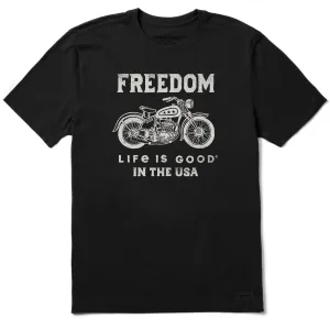 Bold Look Men's Freedom Motorcycle Short Sleeve Tee