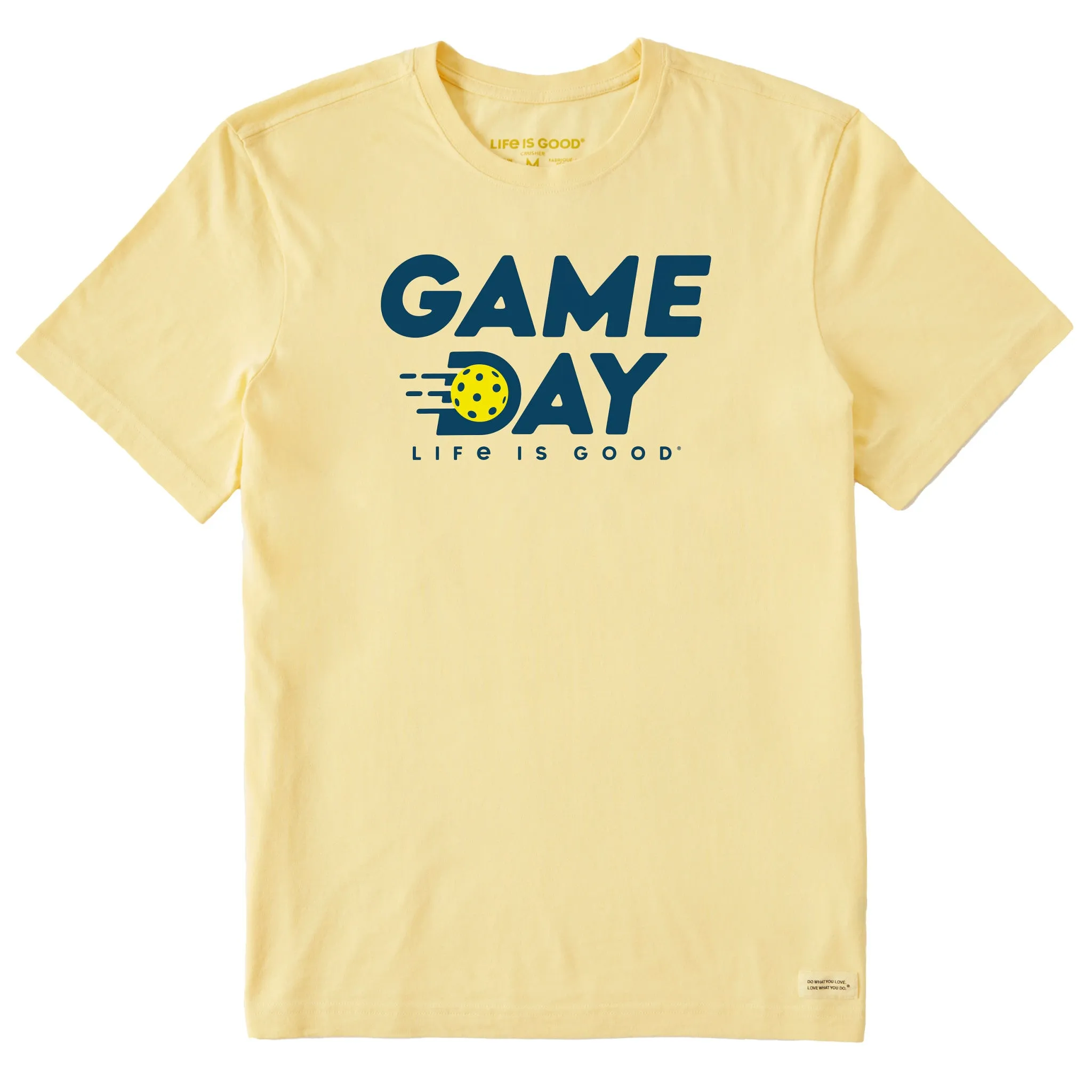 Men's Wordsmith Pickle Game Day Short Sleeve Tee Sporty Layer Look Classic Chic