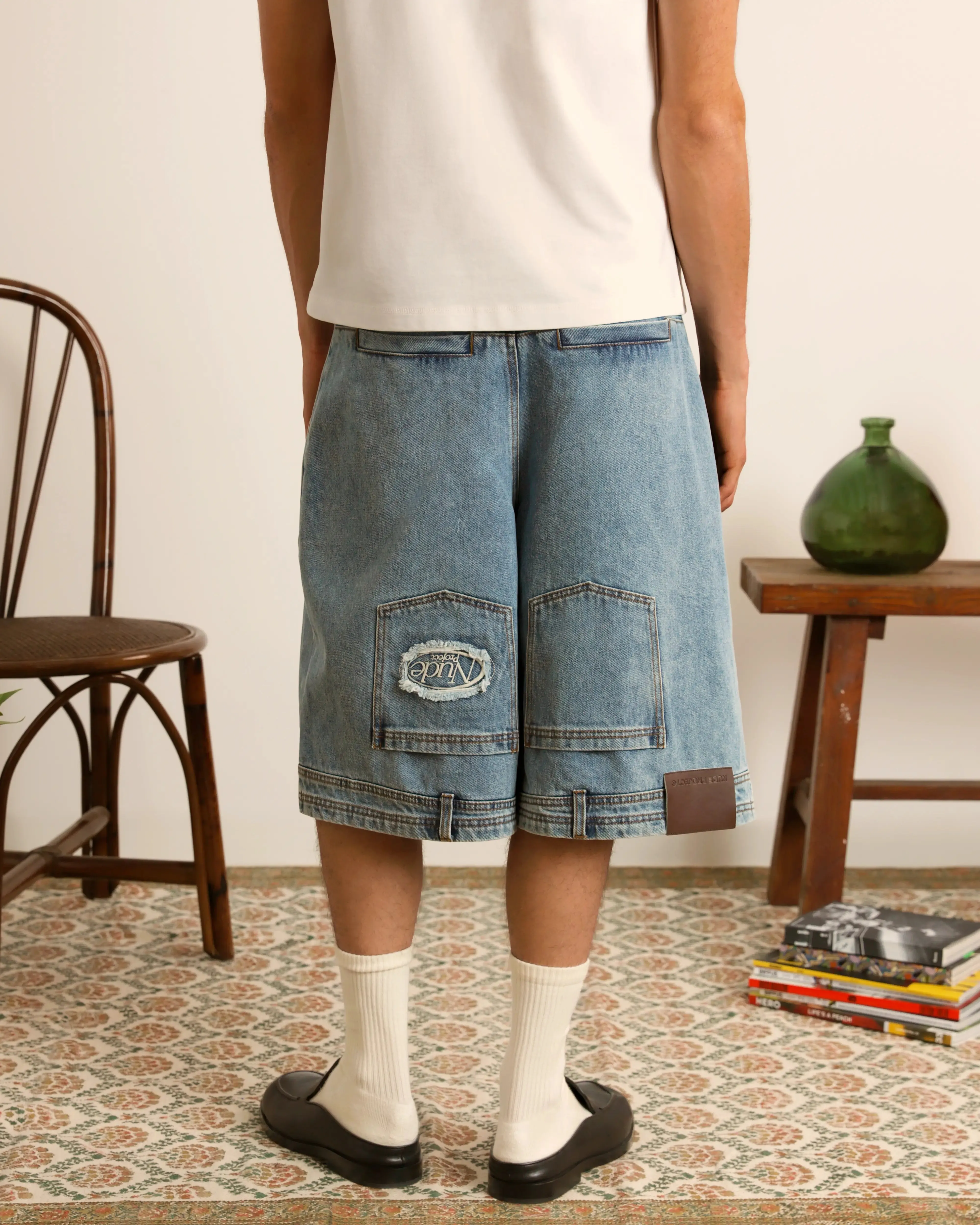 Updown Denim Shorts Contemporary Cut