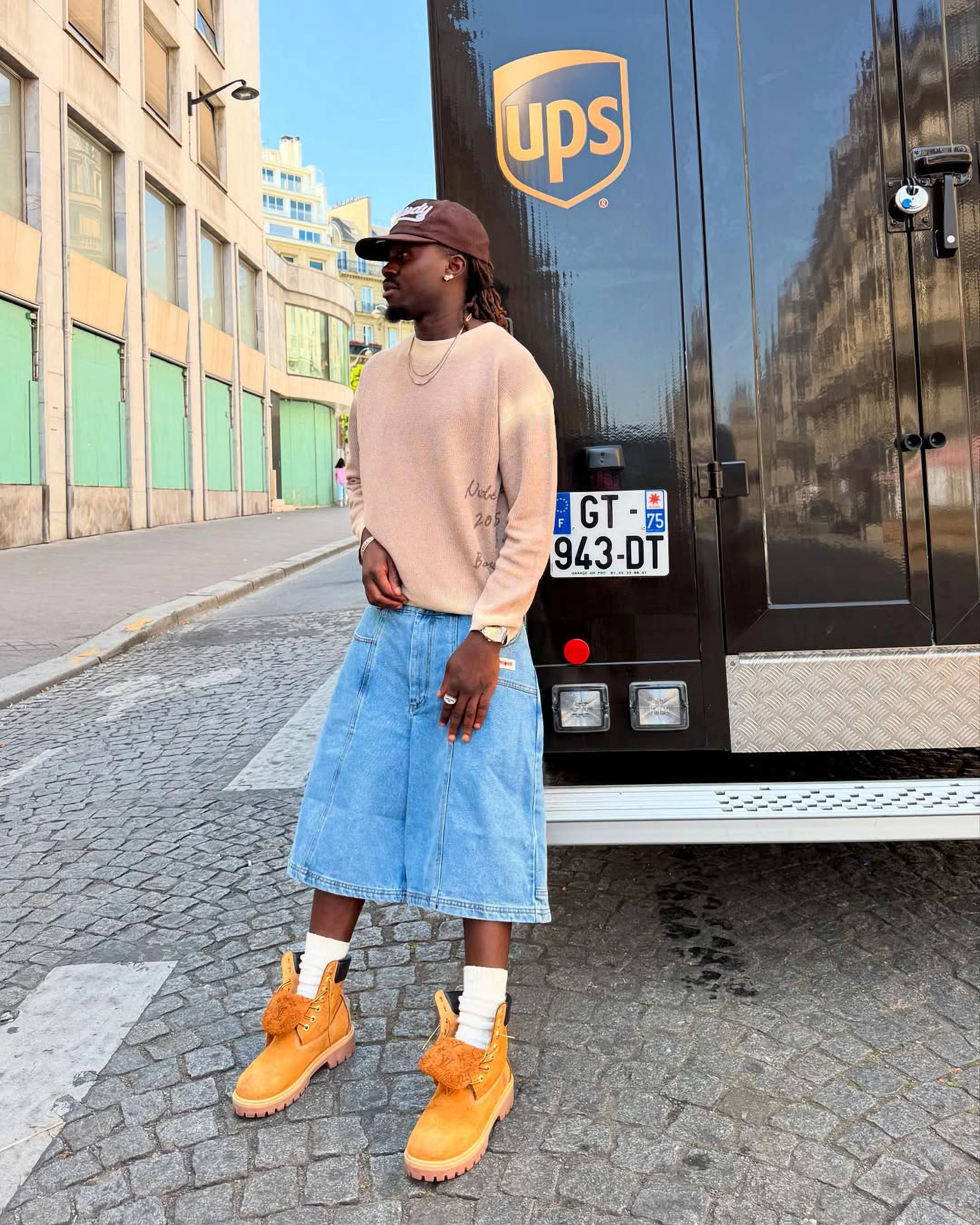 Updown Denim Shorts Utility Fit